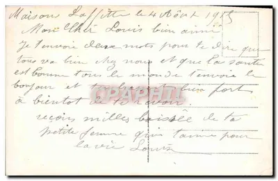 Mãe e filha — cena afetuosa — editor A. P. n° 3488 — Verso