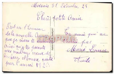 Bouquet de flores — Paris 668 — Editor C. Paris — Verso
