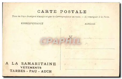 Les Coustous — Bagnères-de-Bigorre — A. Villatte, editor, Tarbes — Verso
