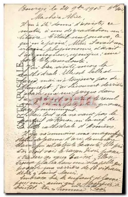 Bourges — A Catedral. A Grande Nave — LL. N° 26 — Verso