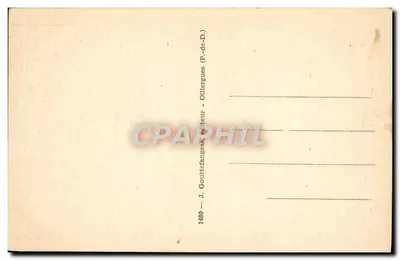 Mont-Dore - Vista pitoresca — A Auvergne Poética — J. Gouttefangeas, editor, n° 1480 — Verso
