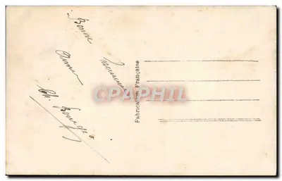 Roses — Carta di auguri — Fabbricazione francese — Verso