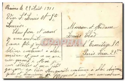 Młoda kobieta w kwiecistej sukience trzymająca bukiet róż — Bonne Bonne, n° 2363 — Rewers