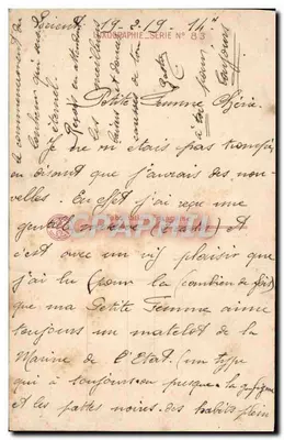 Zamek La Marine — piękny widok — Luxografie, seria N° 83 — Rewers