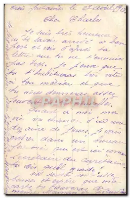 Bukiet maku — Souvenir Amical 194 — wydawca LUX — Rewers