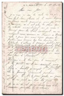 Cane e gattini — scena amicale — editore non visibile — Verso