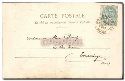 Meisje voor een tafel met conserve — Souvenirs de Jeunesse — Fototype A. Berentz & Cie, Nancy — Achterkant