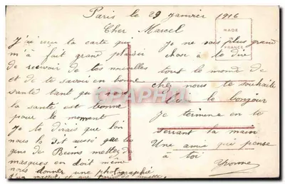 Receita para Homem Jovem a Casar — Receita — J. Recette — Verso