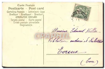 Dziecko kucharz — scena kuchenna — wydawca nieznany — Rewers