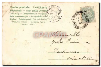 Pesquisador de cartas — J — Anjo — Editor não visível — Verso