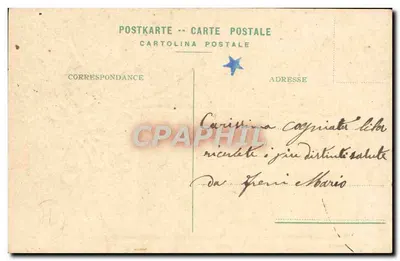 Natal — Anjo trazendo um abeto — editor não identificado, n° de série 112 — Verso