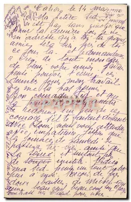 Dois jovens se estendendo a mão — cena de rochedos — editor S. L. n° 3964 — Verso