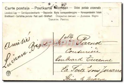 Houx i bańki — 'Beureuse année' — wydawca nieodczytelny — Rewers