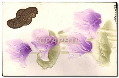 Flores violetas — Boa Ano — Marcelle