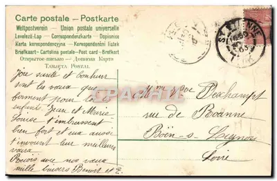 Cupidos com canhão — 1906 — editor não visível — Verso