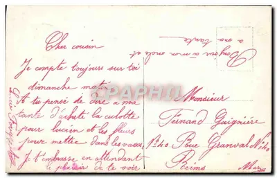 एक युवा महिला फूलों के गुच्छे में — रंगीन चित्र — एडिटर S. 2087 — पीछे