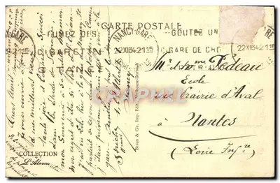 Alzacja — Gniazdo kruków — wydawca Braun & Cie, nr 849 — Rewers