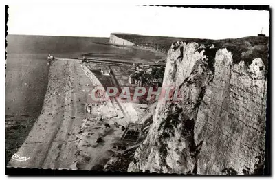 Le Tréport (Seine-Maritime) — vista das falésias e da costa — fotografia de Pim