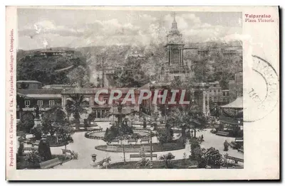 Plaza Victoria — Valparaíso — Cía. Kürstinger & Cía.