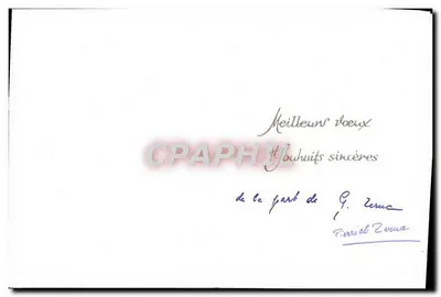 Bouquet de musgo y tréboles — Feliz Año — editor R. & S. Béguin, n° 11295/1 — Reverso
