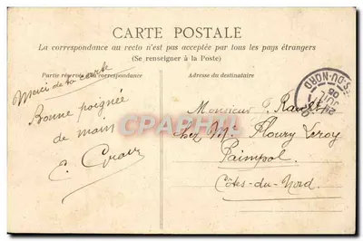 Côte d'Émeraude — Vaga perto do Môle — HLM — Verso
