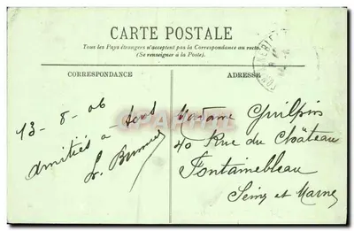 Saint-Yorre — Fonte Guerrier — Ponte Rustique no Parque — LL. — Verso