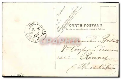 Cherbourg — Chiesa di Santa Trinità (piccolo portale) — V.P. Paris, No. 58 — Verso