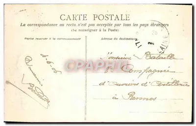 Fougères - Primeira Vista Panorâmica — editor desconhecido, n° 68 — Verso