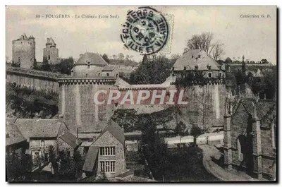 Fougères - O Castelo (lado Sul) — Coleção G. B.