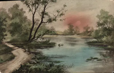 Paisagem de rio ao pôr do sol — editor Luxographie, n°91