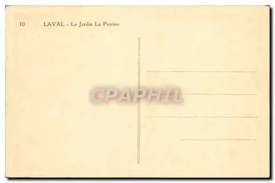 La Vallée - Le Jardin La Perrine — wydawca nieznany, nr serii 10 — Rewers