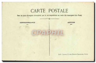 Rouen (S.-Inf.) — A Praça do Hotel de Ville, a Igreja de São Ouen e a Estátua de Napoleão — C.M — Verso