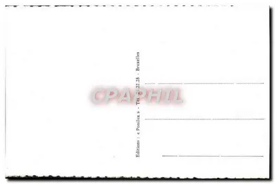 Bilhete postal antigo Bruxelas Palácio de Justiça — Verso