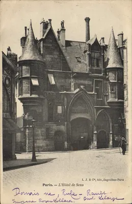 Paris — O Hotel de Sens — L. J. & Cie, editora, Angoulême-Paris