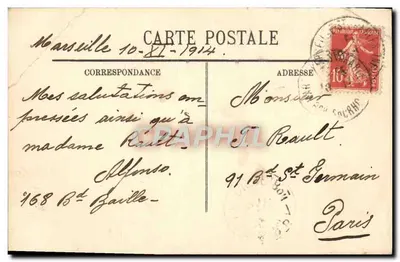 Marsiglia — Basilica di Notre-Dame de la Garde — LL — n°10 — Verso