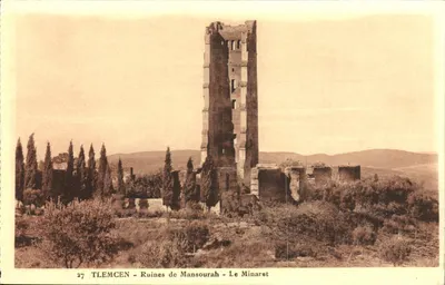 Tlemcen - Ruínas de Mansourah - O Minarete