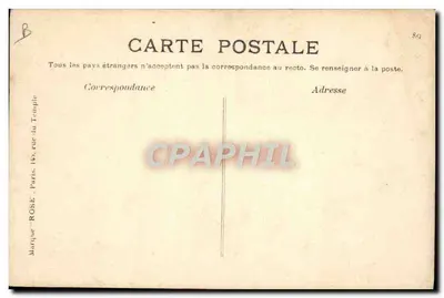 Louis Blériot sobre su monoplano — Locomotion Aérienne — n°35 — Reverso