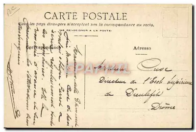 Géo ChaveZ (Farman) — Piloto em voo — Lyon-Aviação, 7-15 de maio de 1919 — A. Labaty, 24, boulevard Capucines, Paris — Verso