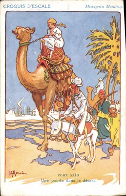 Porto Saïd — Uma ponta no deserto — Messageries Maritimes