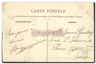Bilhete postal antigo Illustrador Gervese Nossos marinheiros Primeiras armas — Verso