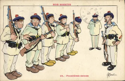 Nossos marinheiros — Primeiras armas — H. Ravier
