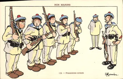 Nossos marinheiros — Primeiras armas — H. Rerivière, n°12