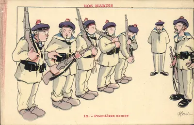 Nossos marinheiros — Primeiras armas — H. Perrier