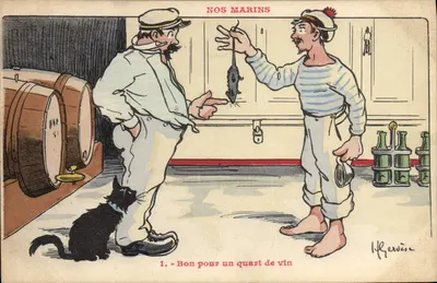 Nossos marinheiros — Série de caricaturas — I. Herwès