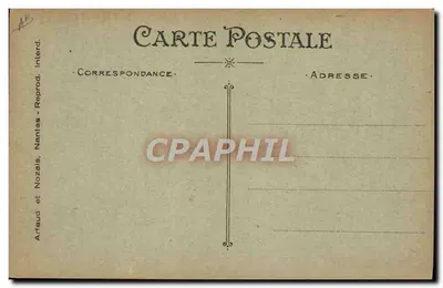 A Marinha Francesa — Serviço de Carvão — Artaud e Nozais, Nantes — Verso