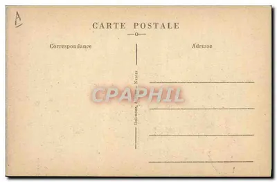 Béret de la Marina Nacional — ancla en el mar — editor Delannoy, Nantes — Reverso
