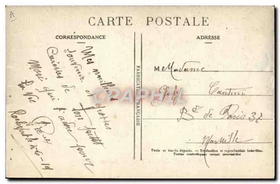 Nossos marinheiros (a bordo) — Lavagem do convés — P. Jarry, n° 1502 — Verso
