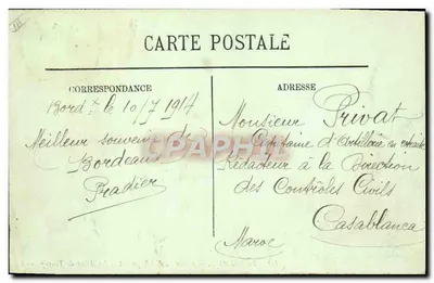 Bordeaux — Cours du XXX Juillet i Allées de Tourny — LL. — Rewers