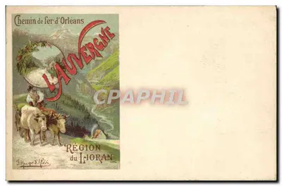 L'Auvergne — Região do Lioran — Editor: Hugues d'Alen