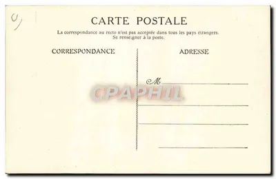 Hyères — Vista panorâmica — J. Barreau - Paris, número de série não visível — Verso